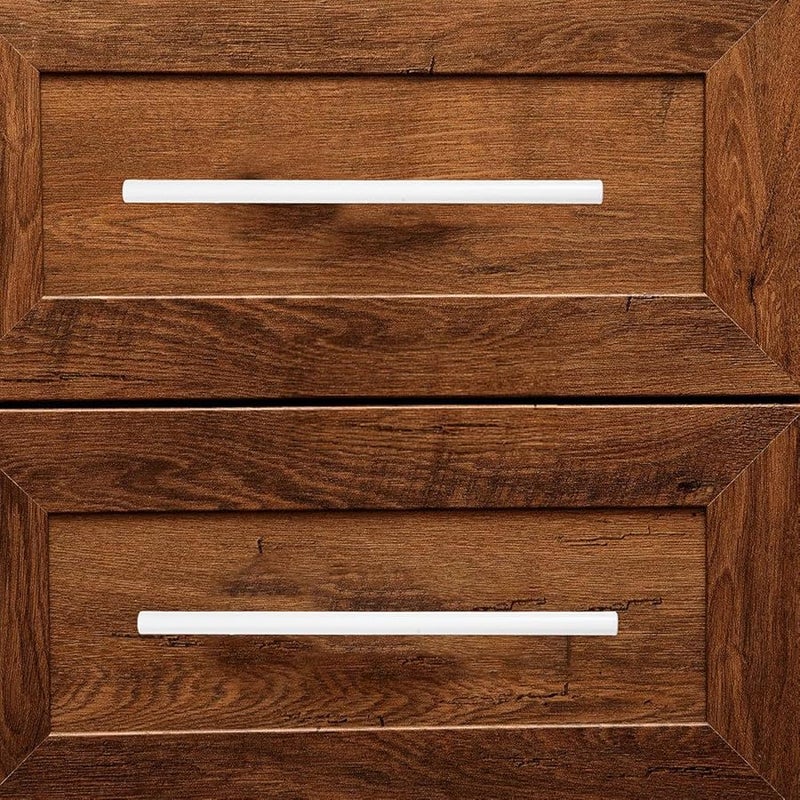 2pcs White Stainless Steel Cabinet Pull Handles 160mm 192mm For Kitchen Bathroom Drawers - Image 3